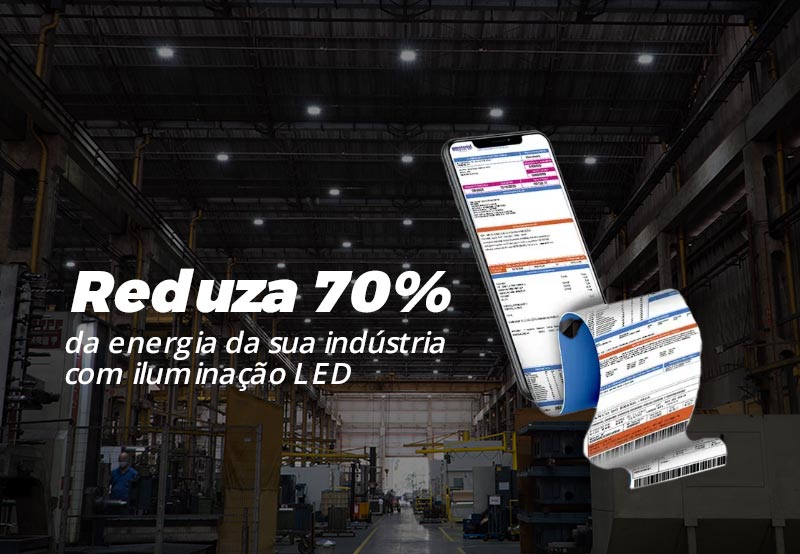 Leia mais sobre o artigo Iluminação LED Industrial: Como Reduzir Até 70% da Conta de Energia na Sua Fábrica